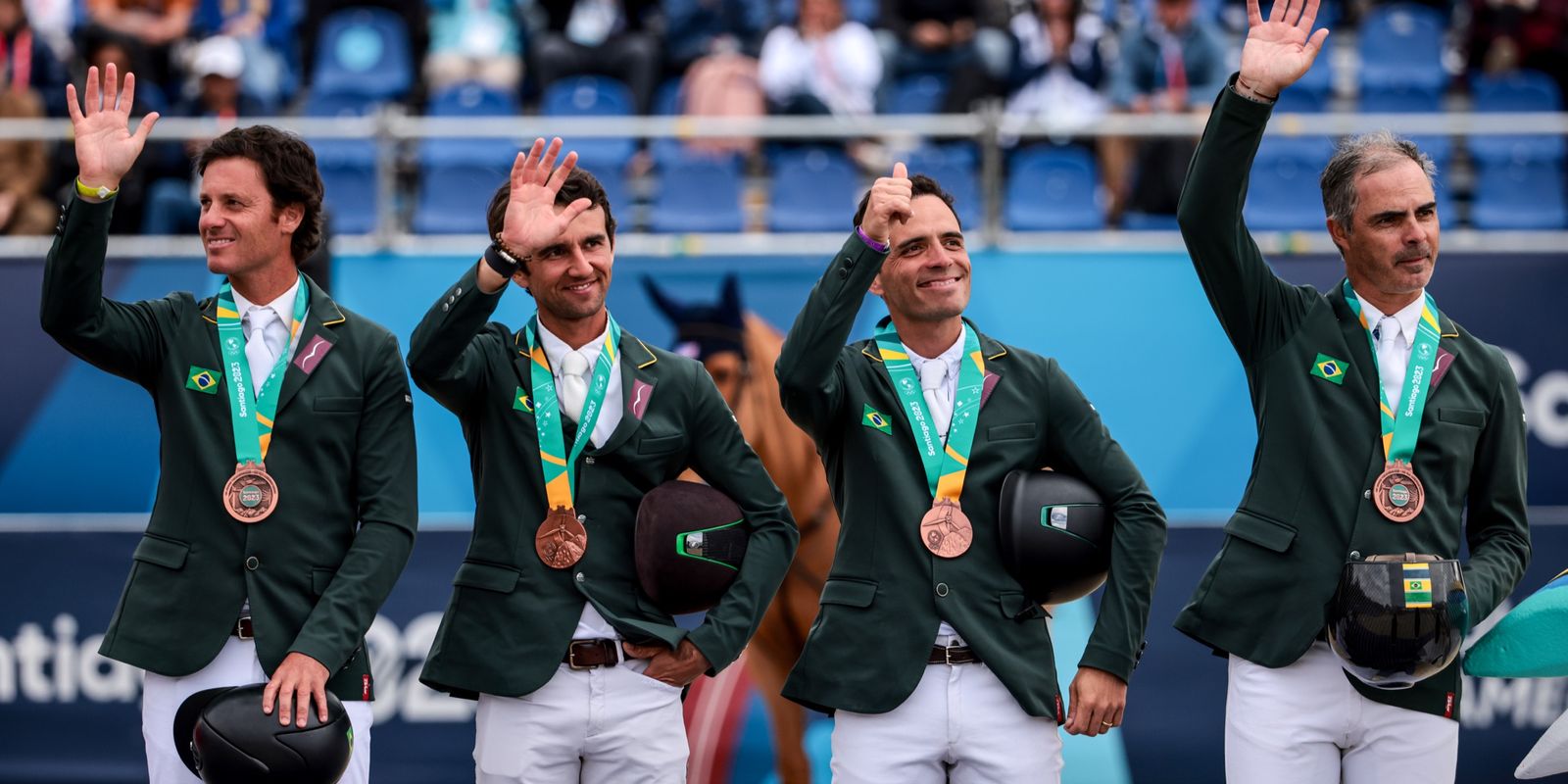 Pan: equipe brasileira garante medalha de bronze nos saltos do hipismo