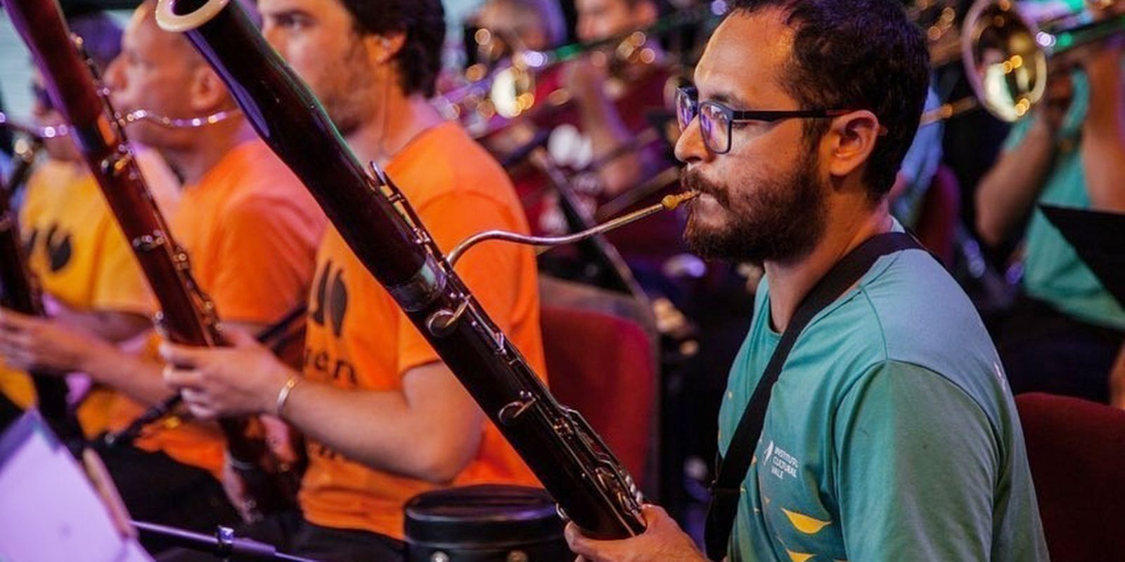 Jovens músicos do Pantanal se apresentam com a OSB, no Rio de Janeiro