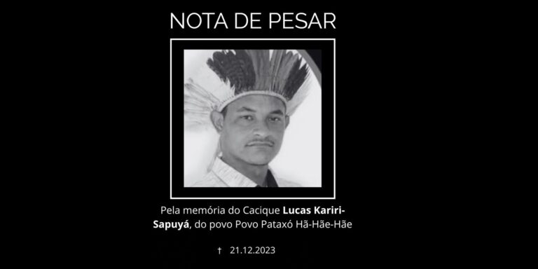 Líder pataxó hã-hã-hãe é assassinado em emboscada no sul da Bahia