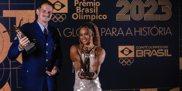 Prêmio Brasil Olímpico coroa Rebeca Andrade e Marcus D’Almeida